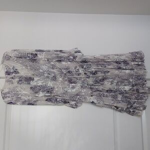 REISS Silk Sheer Long Sleeved Midi Dress -Used